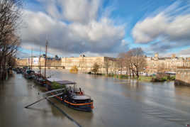 La crue de la Seine