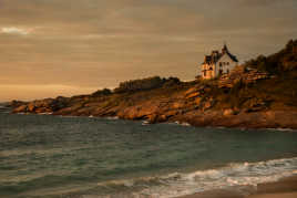 Coucher de soleil sur Tregastel