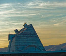 L'église au couchant