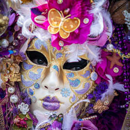 Carnaval vénitien d'Annecy - le regard
