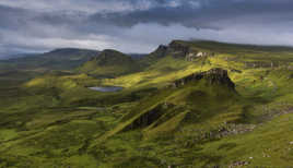 Lumière sur le Quiraing