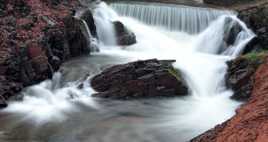 Cascade en pose longue