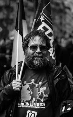 le biker du front de gauche