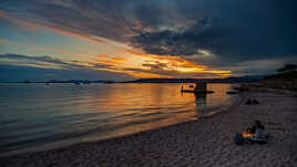Ce soir là sur la plage.....