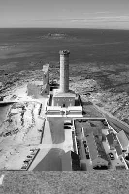 Vue du phare Eckmühl à Penmarc'h