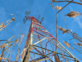 Haute tension en grande hauteur