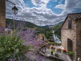 Trouée colorée sur le Tarn