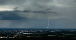 Orage sur l Ain