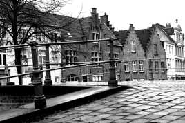 Bruges en noir et blanc