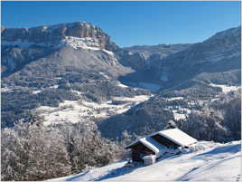 Le chalet à la montagne