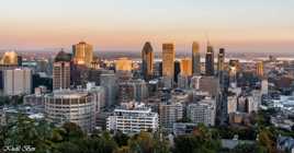 COUCHER DE SOLEIL SUR MONTREAL