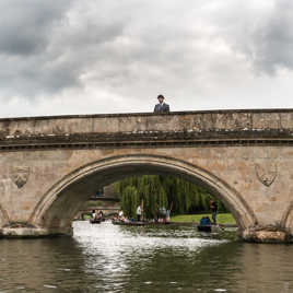 An english man in Cambridge