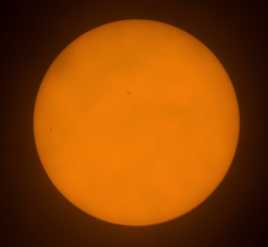 Passage de Mercure devant le soleil