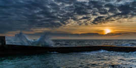 Brise lame au couchant