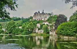 Vue sur le château...