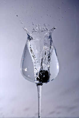 Tempête dans un verre d'eau