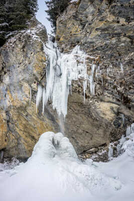 Cascade givrée