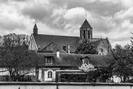 église de Marcoussis N&B