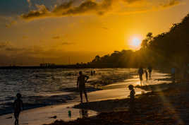 La plage de Gosier