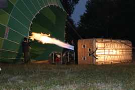 préparation vol en ballon