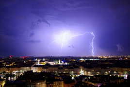 Orage sur Lyon