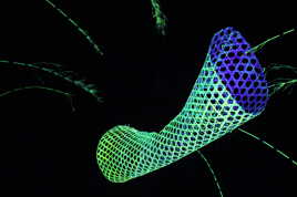 Un tunnel fluorescent