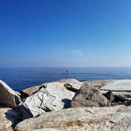 La quiétude sur le port d'Erbalunga