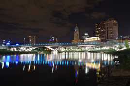 Broad bridge depuis le parc Genoa Columbus OH