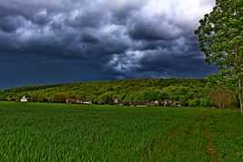 trop de vent, je rentre