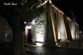 l'église de Plan d'orgon en Nocturne