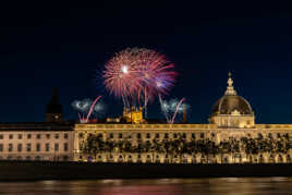 Feu d'artifice de Lyon du 14 juillet