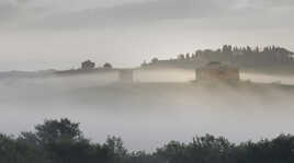 Réveil frisquet sur Montepulciano