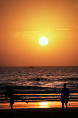 un soir sur la plage