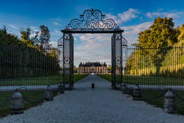Grille entrée Château de La Motte Tilly