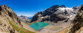 Lac de l'Eychaudat. Ecrins.