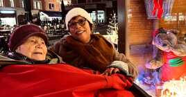 Balade féérique avec sa maman