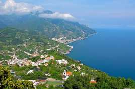 La Cote Amalfitaine depuis la Villa Cimbrone