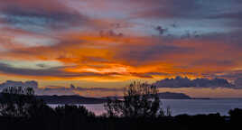 Levé de soleil sur la Cap Siicié