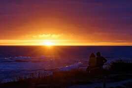 Couché de soleil en amoureux