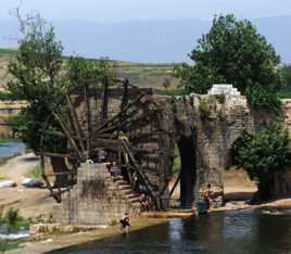 Baignade dans l'Oronte.