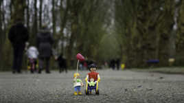 Une promenade en famille