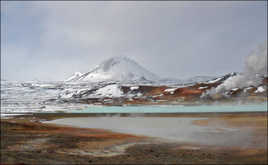 Neige et volcan