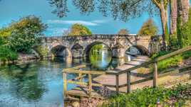 Petit pont sur le Mau (Nouvelle vue)