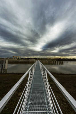 Passerelle en perspective