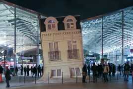 Devant la gare du Nord