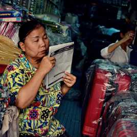 Heure de pointe a Bangkok