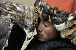 Aigle et enfant