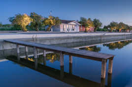 Ponton d'heure bleue