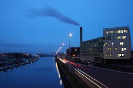 Heure Bleue sur le pont Van Praet