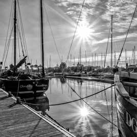 Soleil sur le port